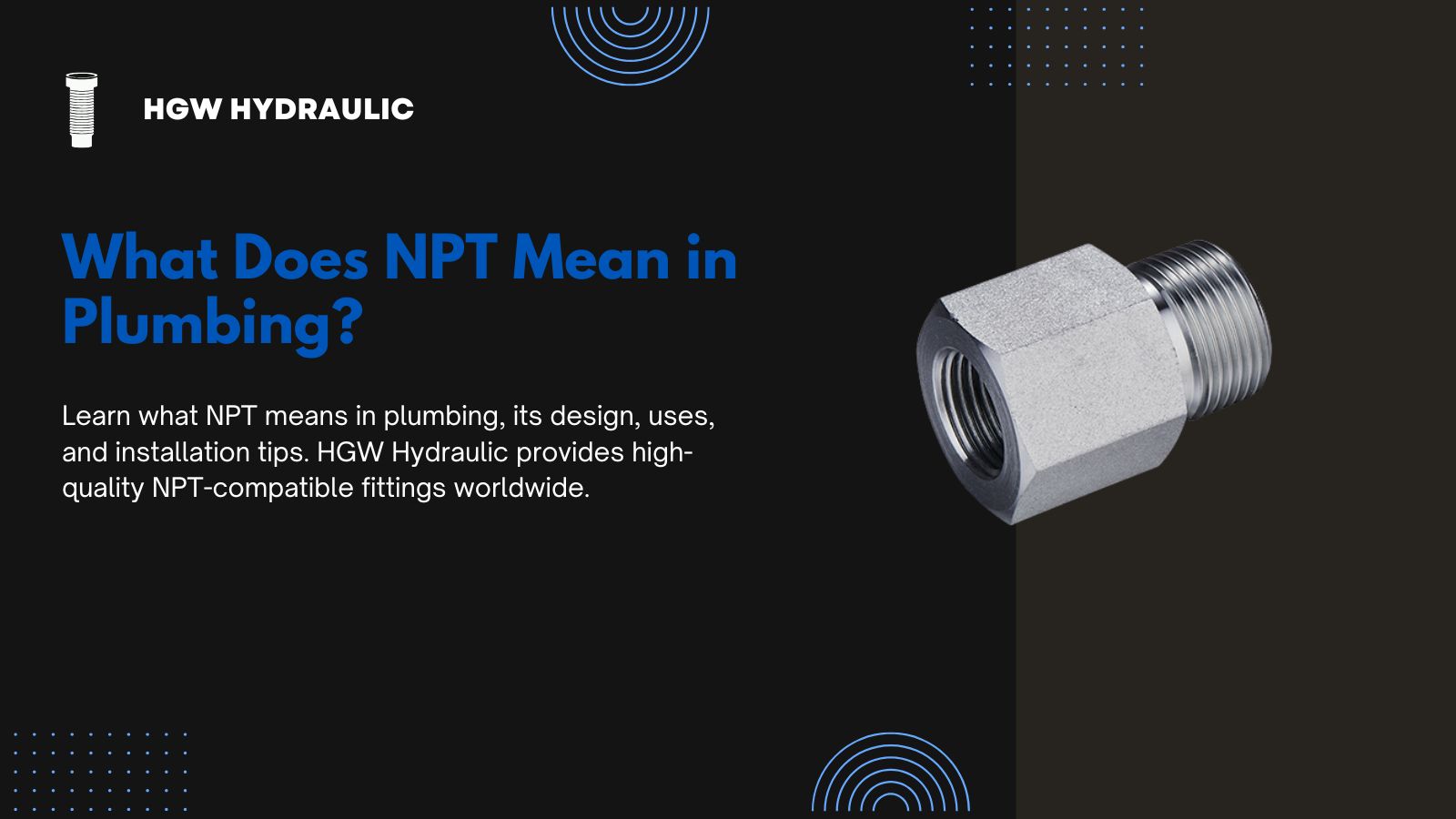 What Does NPT Mean in Plumbing?